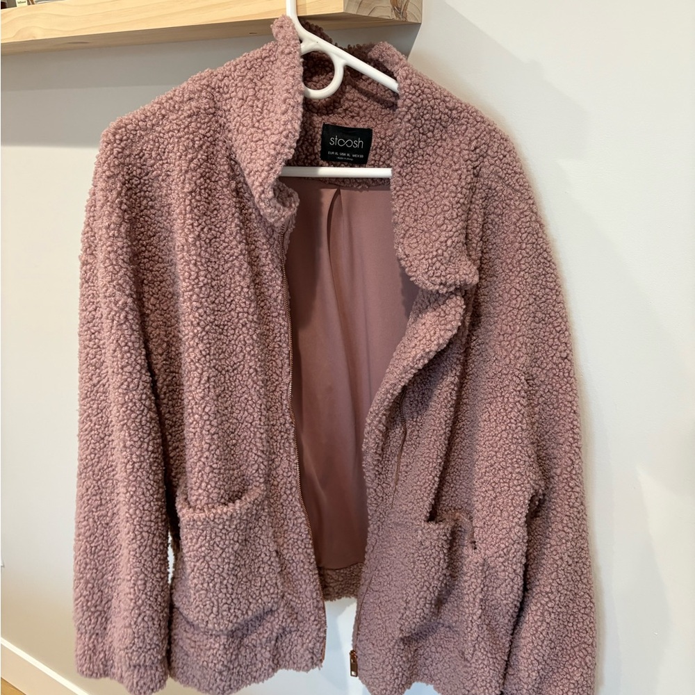 Stoosh Mauve Teddy Jacket